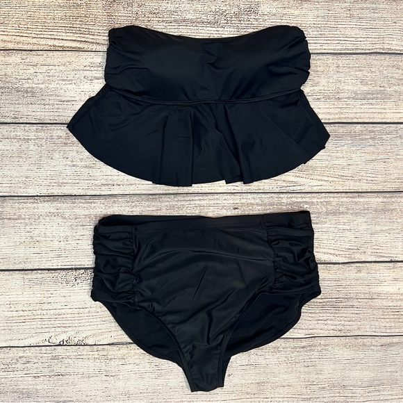 La Blanca Other - La Blanca Black Bikini Set